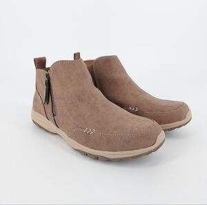 Skechers Reggae Fest 2 Zip On By Vegan Ankle Boots, 9